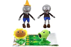 Plants vs. Zombies 5-Piece Plush Toy Pajamas for Boys and Girls
