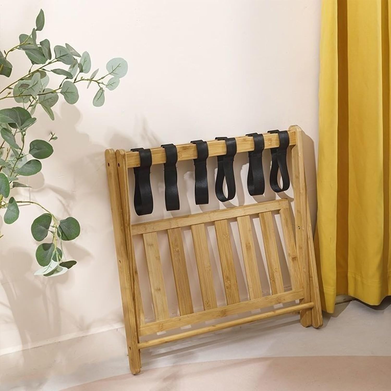 Double-decker Luggage Rack, Folding Luggage Support, 110 Lbs Capacity, Suitable for Hotels, Apartments, and Guest Rooms, Saving Space(Color-2)