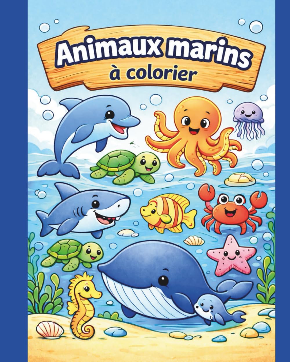 Animaux marins à colorier