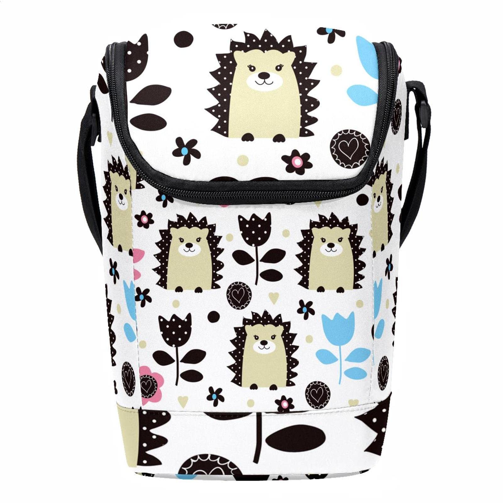 Bolsa de almuerzo de erizos para picnics y oficina lonchera reutilizable