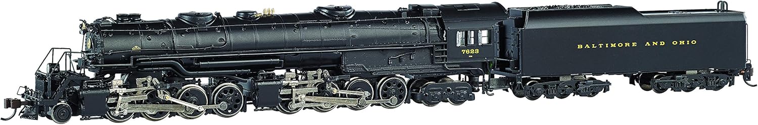 Bachmann Trains - EM-1 2-8-8-4 DCC Sound Value Equipped Steam Locomotive - B&O #7623 - Later Small Dome - N Scale (80853)