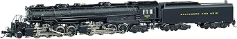 Bachmann Trains - EM-1 2-8-8-4 DCC Sound Value Equipped Steam Locomotive - B&O #7623 - Later Small Dome - N Scale 80853