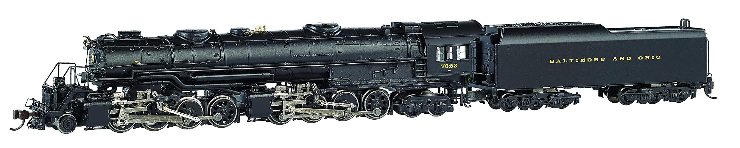 Bachmann Trains - EM-1 2-8-8-4 DCC Sound Value Equipped Steam Locomotive - B&O #7623 - Later Small Dome - N Scale (80853)