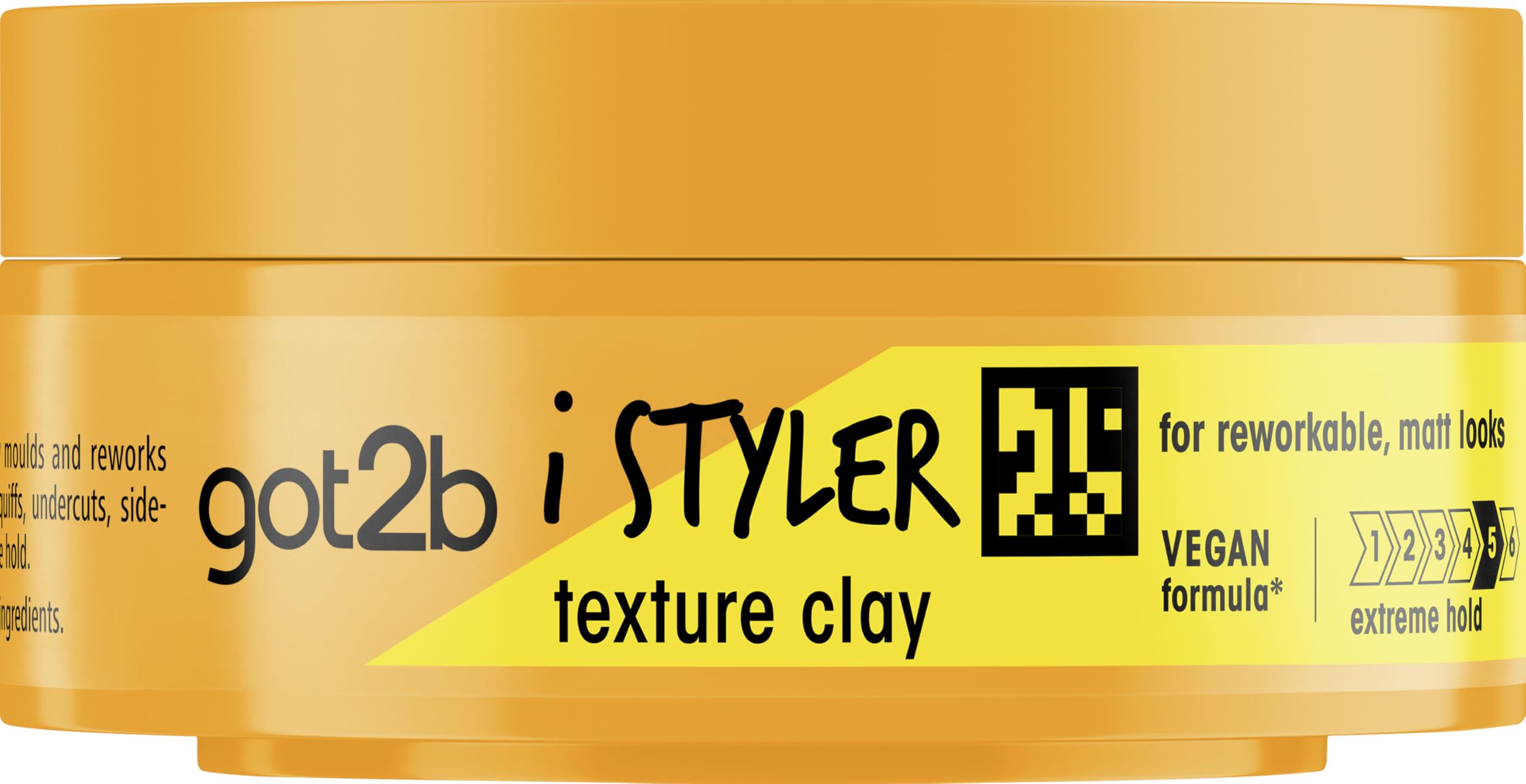 iStyler, Long Lasting Hold, No White Residue, Silicone Free, Texture Matt Finish Hair Clay, 75 ml (Pack of 1)