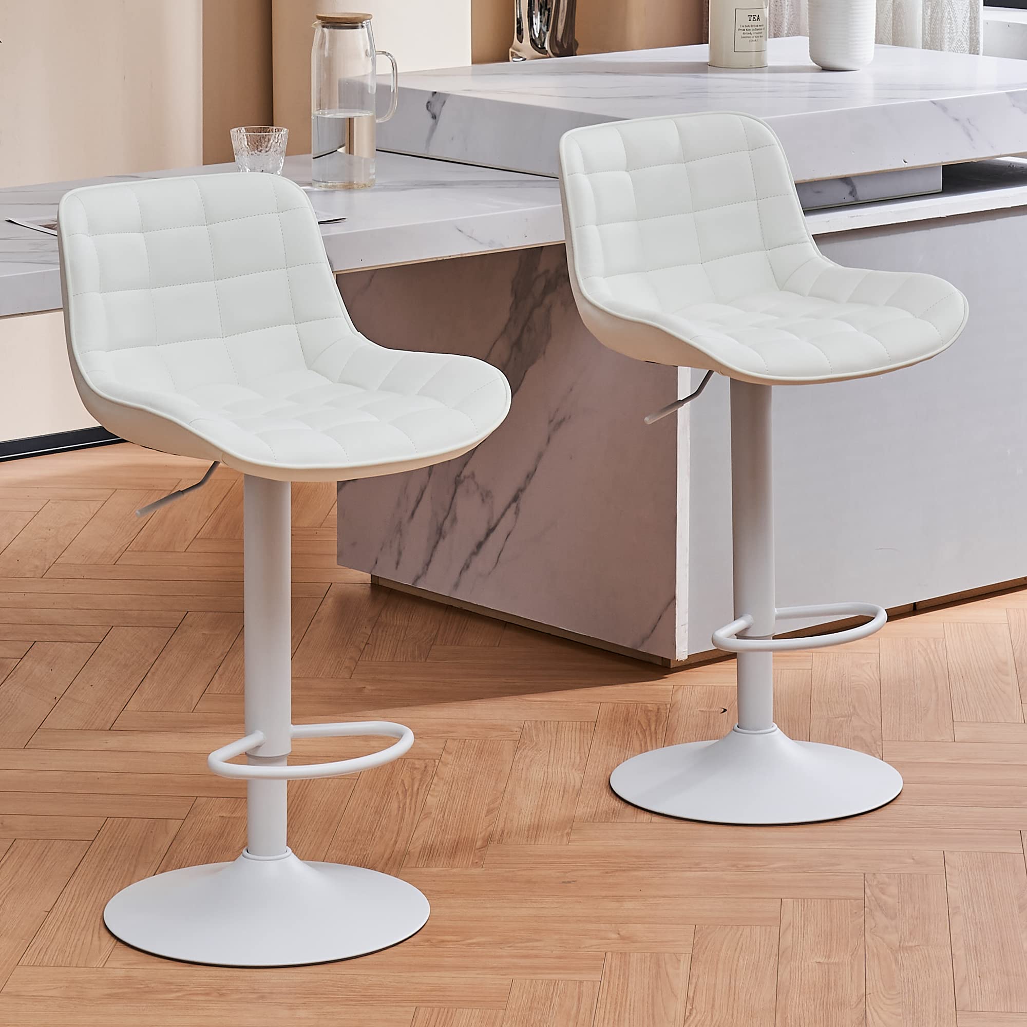 YOUTASTE Bar Chairs Set of 2