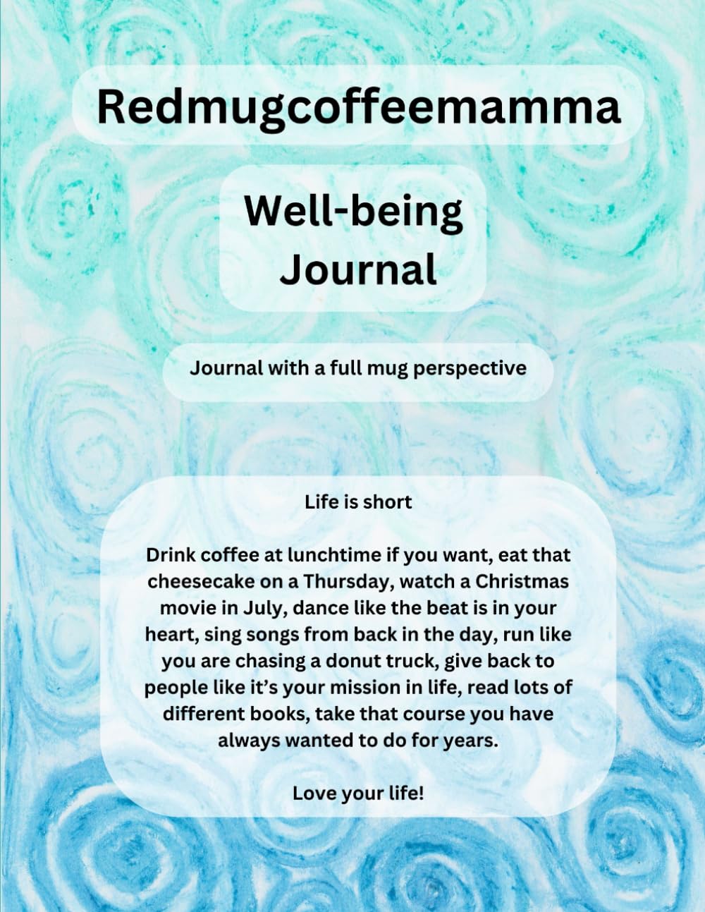 Redmugcoffeemamma Well-being Journal