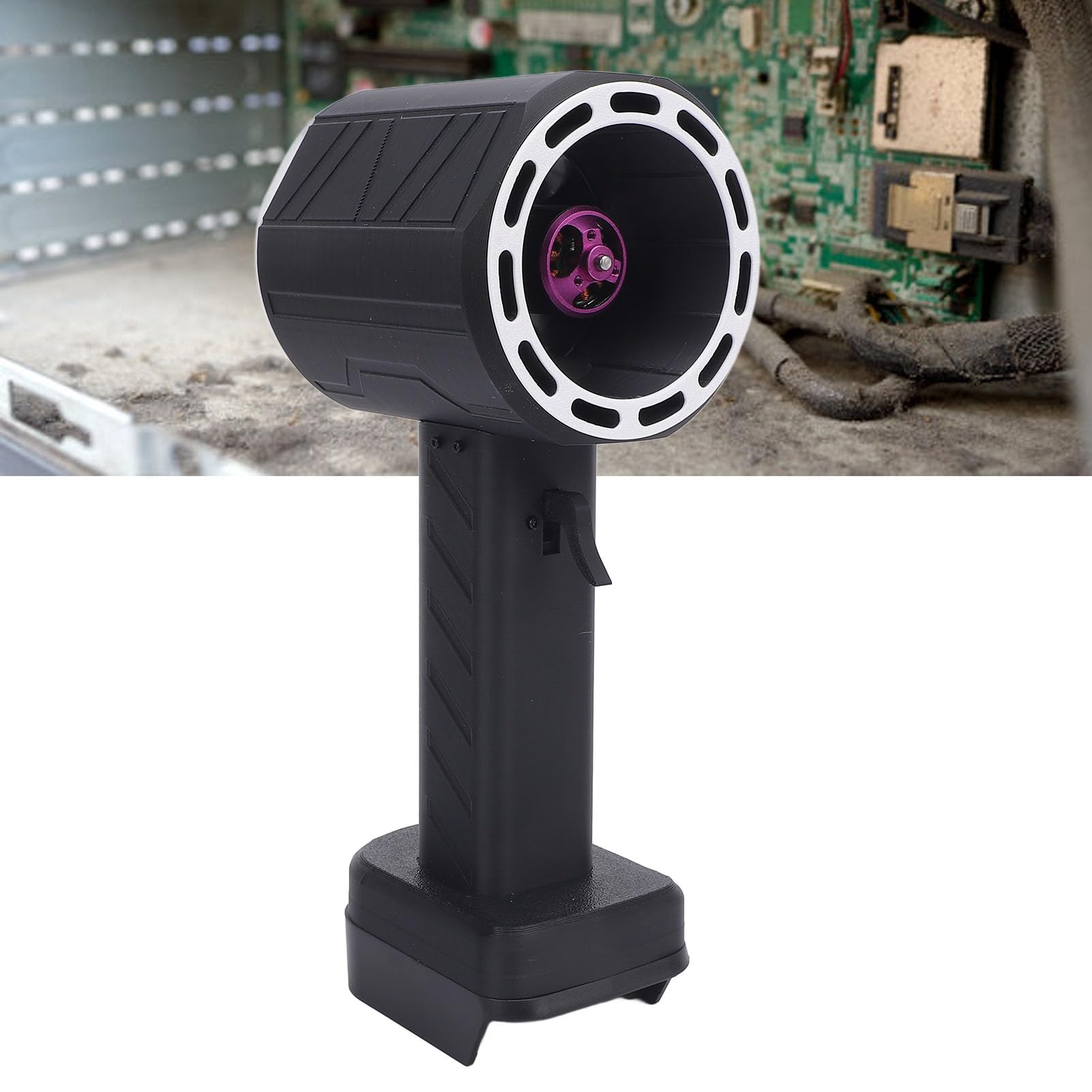 Dépoussiéreur électrique 14 000 tr/min 1 100 W 1 600 g de poussée puissant turboventilateur à jet sec avec contrôle de vitesse en continu pour la maison, le garage, la voiture, le