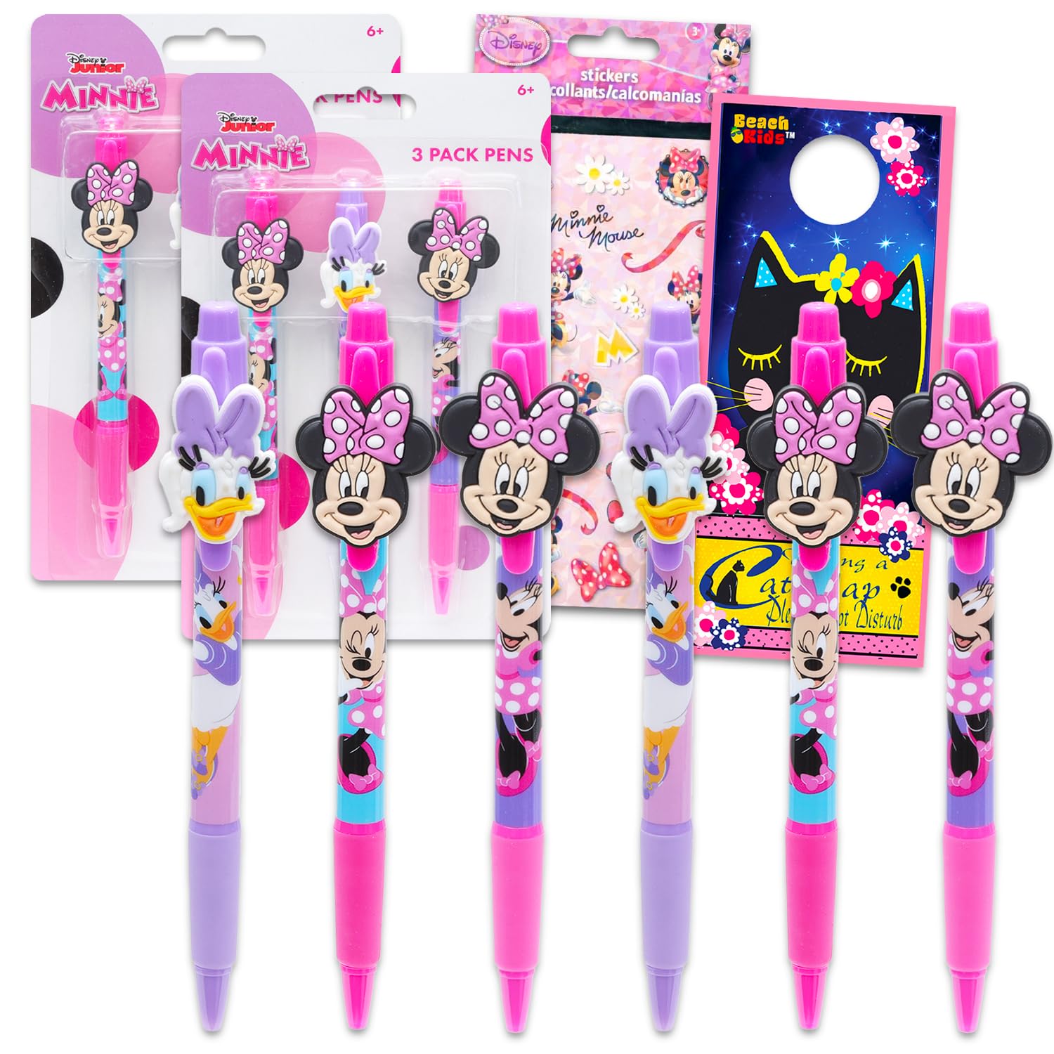 Amazon.com: Minnie Mouse Pens Party Favors Set - Bundle with 6