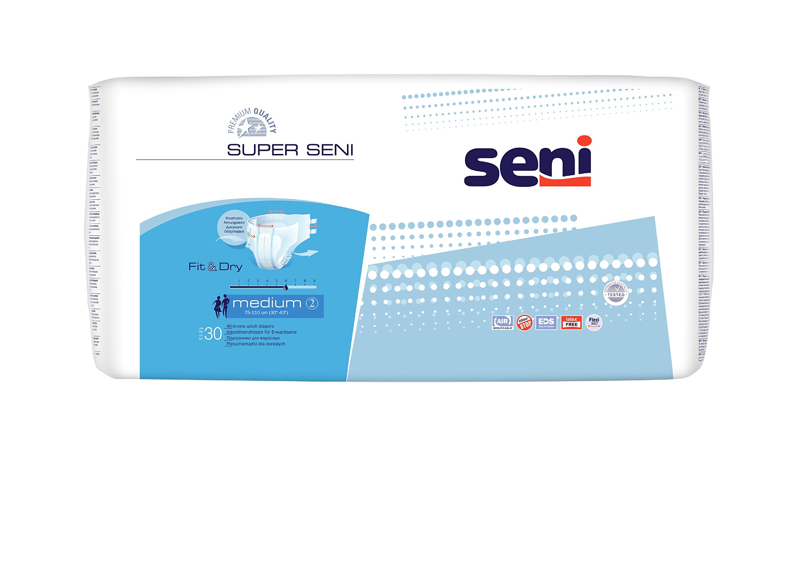 Super Seni Medium BLAU (2) 2-er Pack