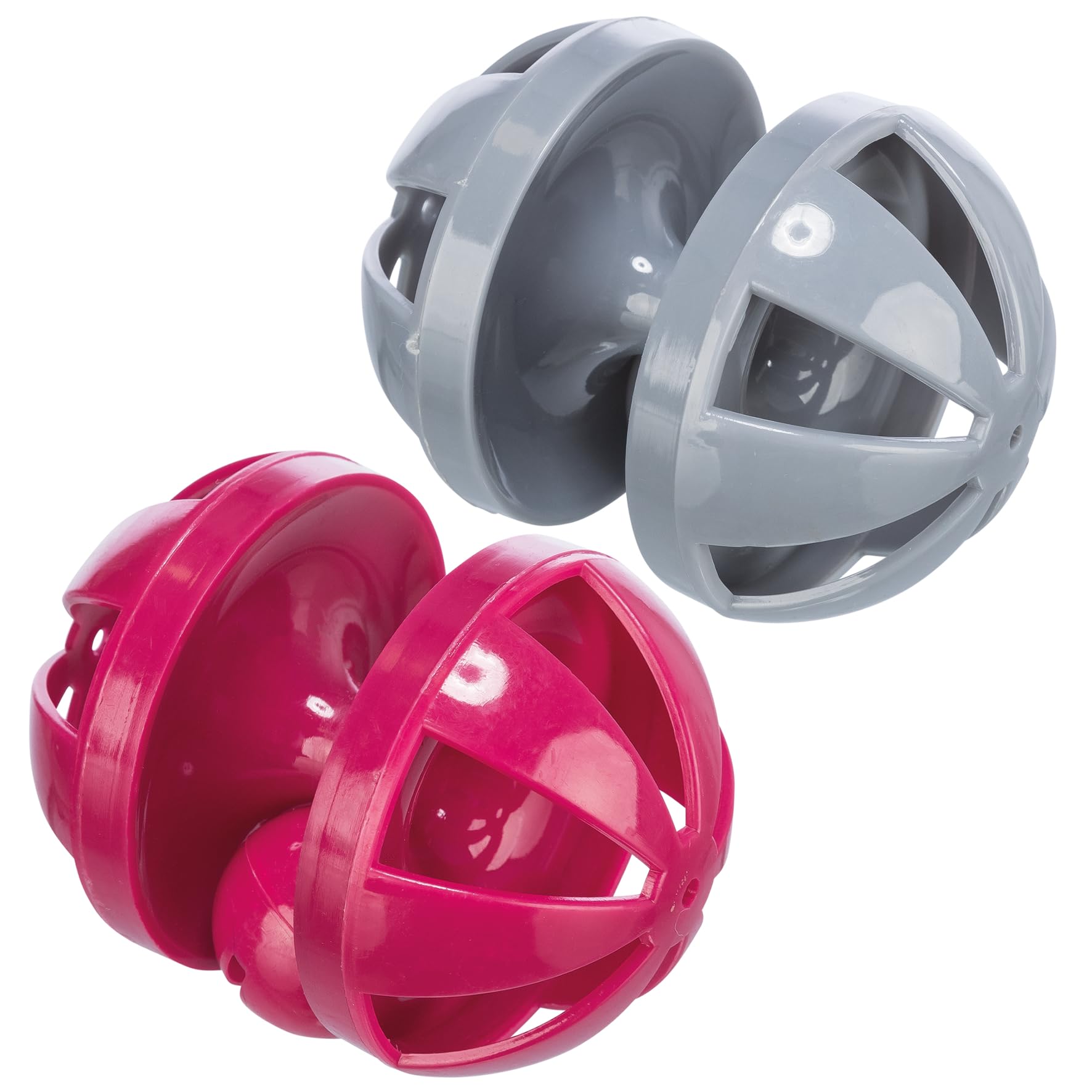 Trixie Playing Roll, Plastic, Get Any Color, 6.5 × 9 cm, Lightweight and Entertaining for Cat's, Perfect for Engaging Your Pet’s Playful Instincts, Attractive Colors