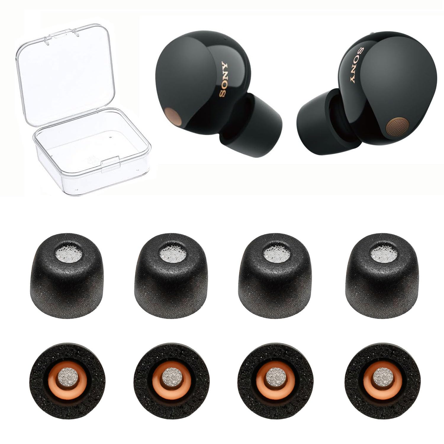 Amazon | VSuRing イヤーピース ソニー用 WF-1000xm5 交換用 8個 低