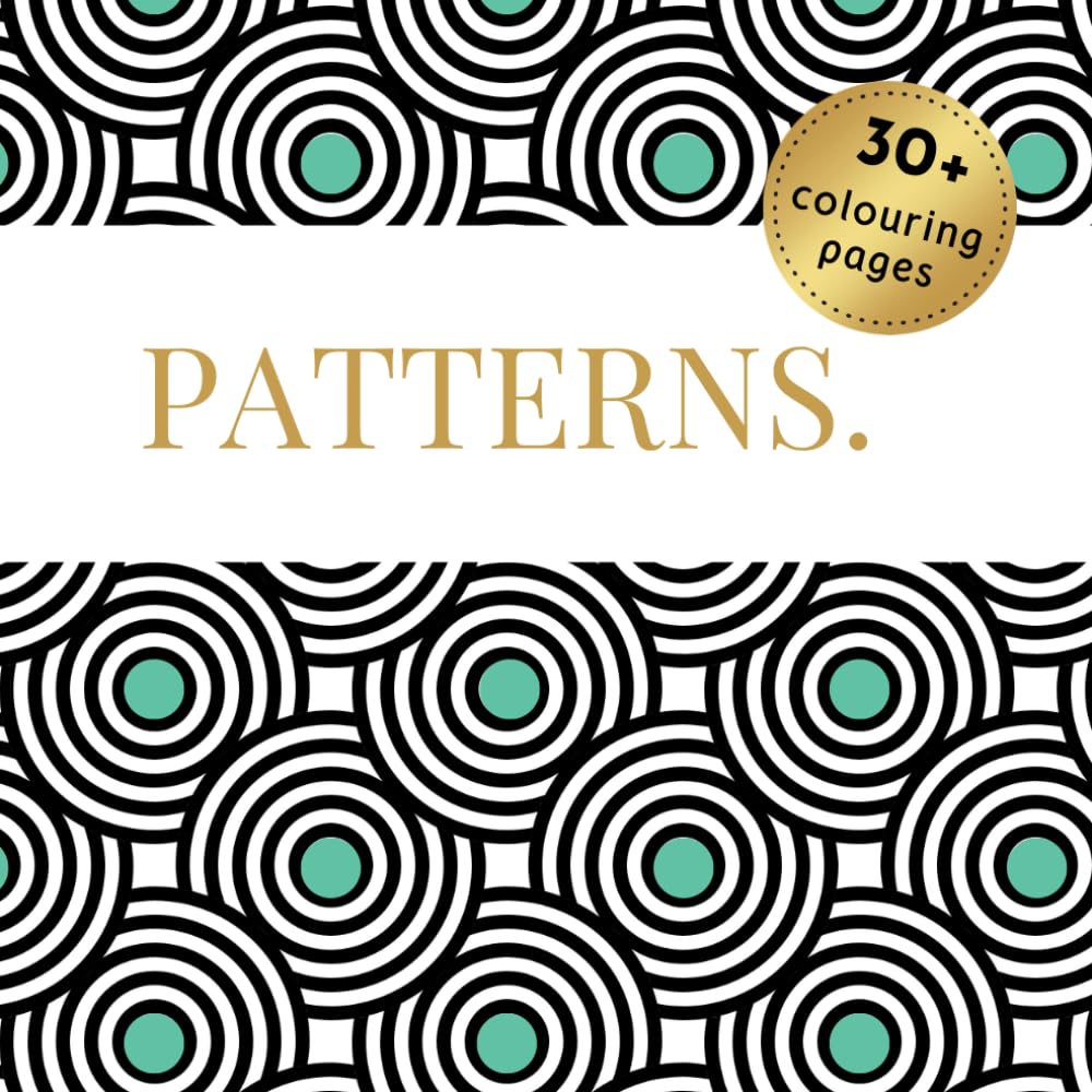Patterns: Satisfying colouring book