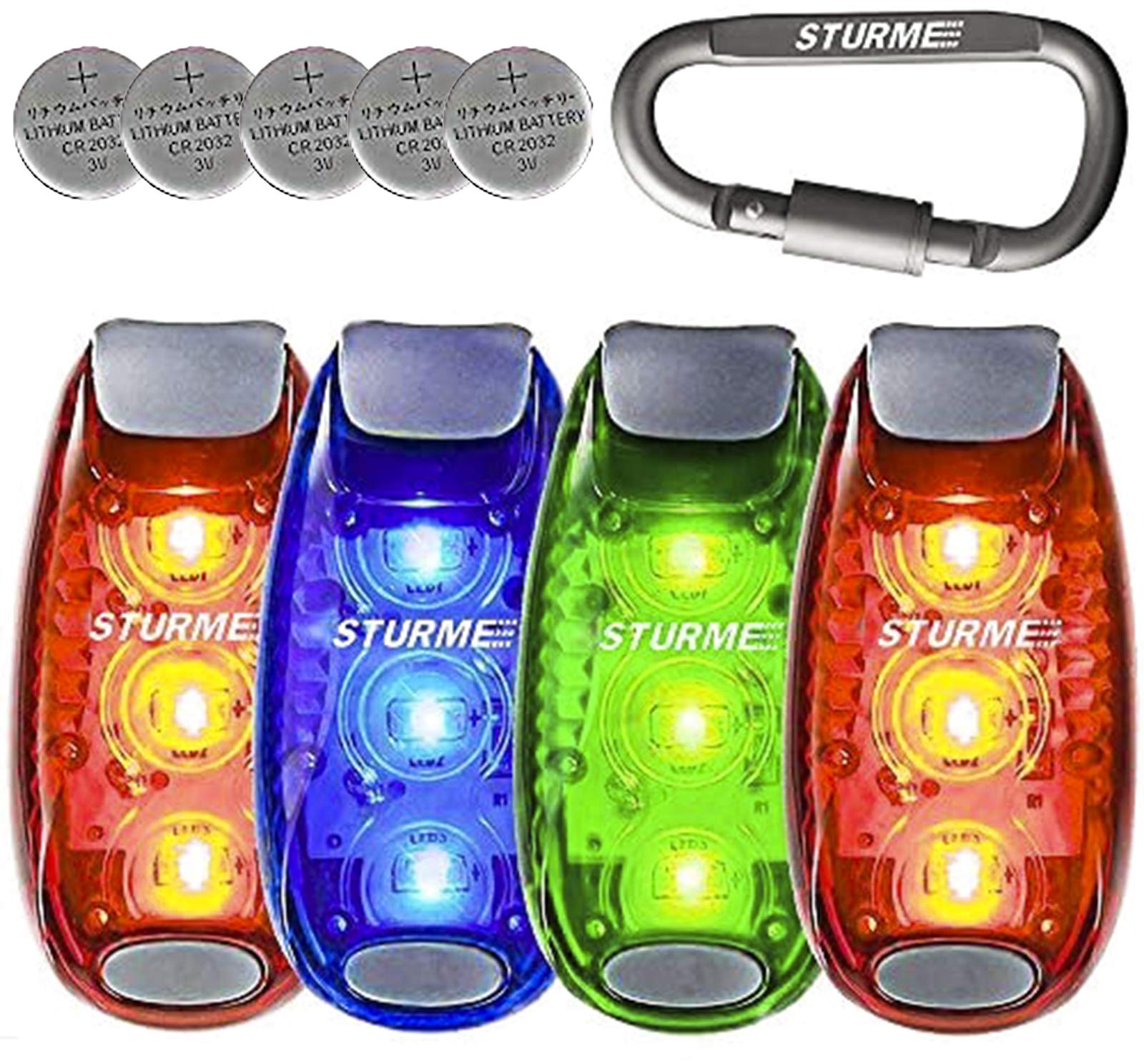 CHESHUN 1 Pack LED Safety Light Flashing Warning Strobe Lights 3 Lighting Modes High Visibility