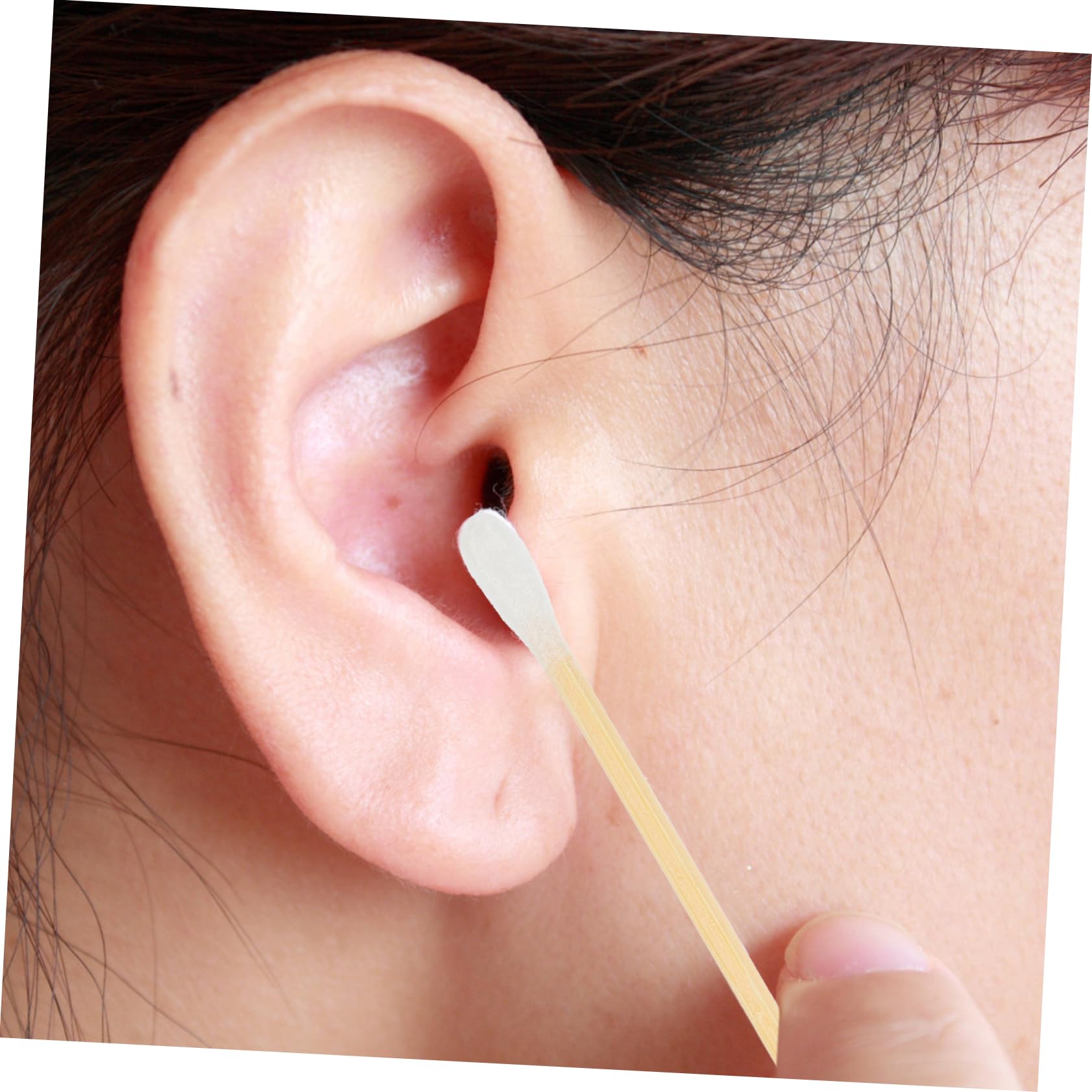 NULYLU Cotton Bud 20 Bags/2000pcs Makeup Tool Beauty Accessory Swab Paper Stick Home Outdoor Cleaning