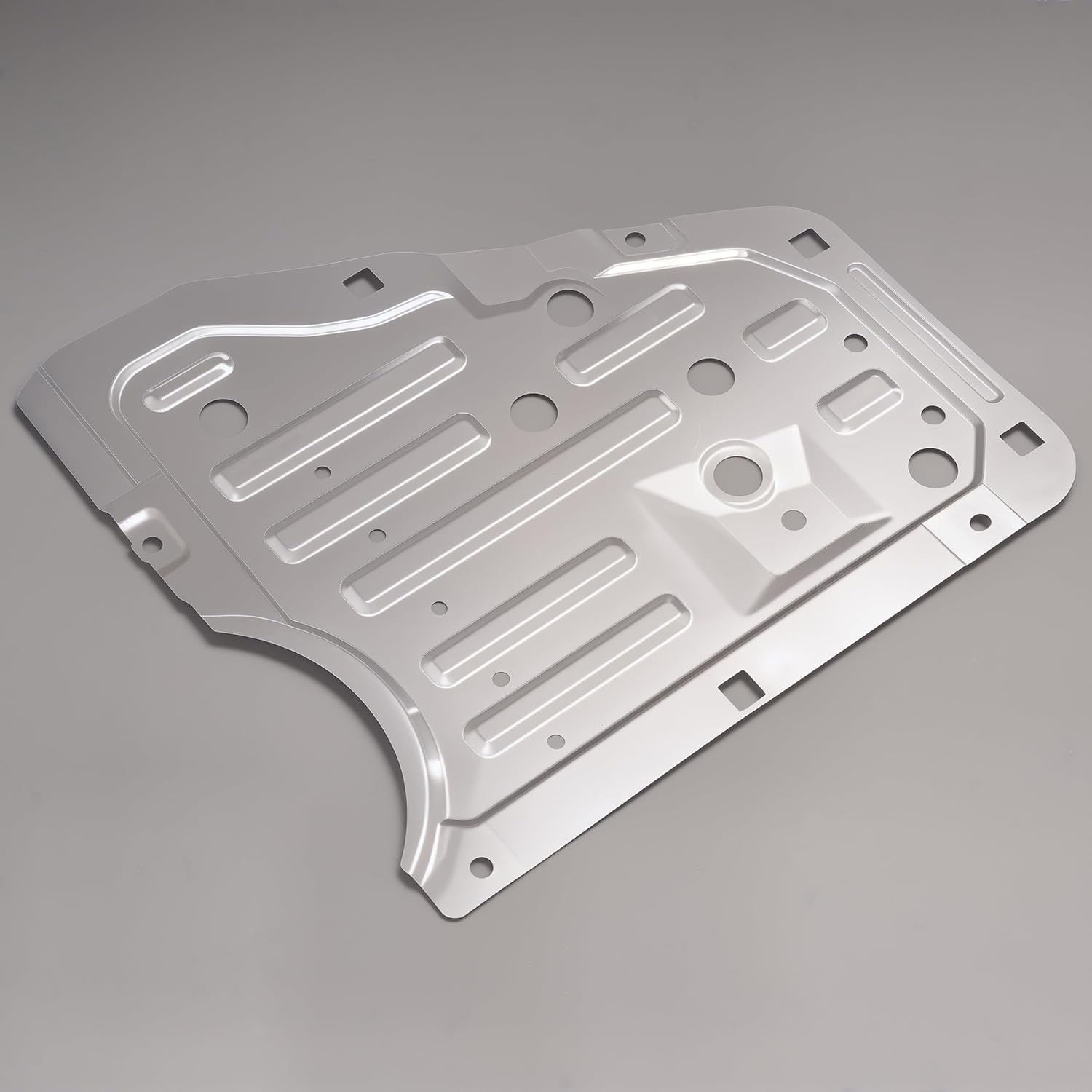 ALMULOO Engine Splash Shield Plate Compatible with 2012 2013 2014 2015 Honda Civic Replacement for 74114-TR0-A00 Aluminium Silvery Engine Splash Guard Cover