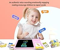 Vista 7 de Rylai Juguetes para niños pequeños Tarjetas flash parlantes, recursos de aprendizaje de jardín de infantes 510 palabras visuales con tableta