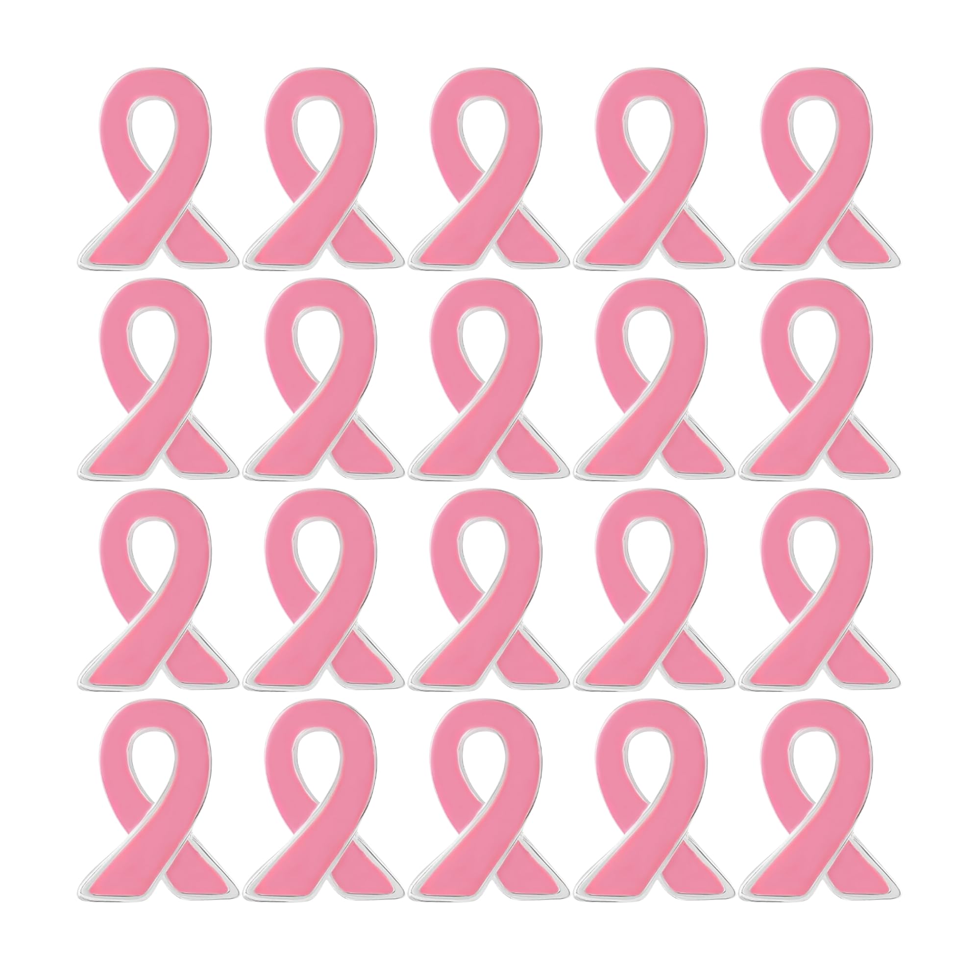 25/50/100/500pcs Breast Cancer Pins - Bulk Pink Ribbon Pins for Breast Cancer Awareness - Perfect for Support Groups, Events, Promotional Gift-Giving and Fundraising