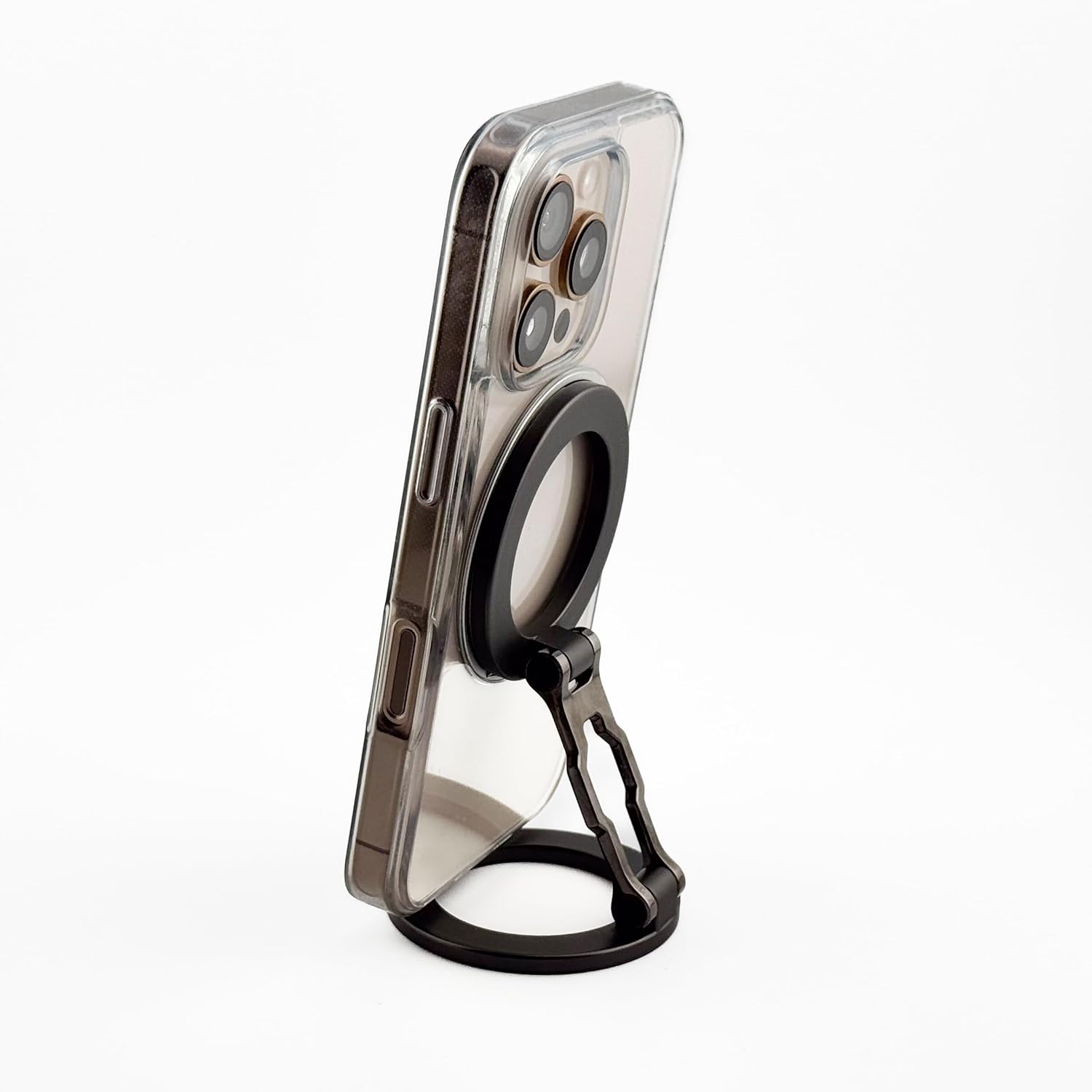 Magnetic Car Mount Ring | Nylon MagSafe Compatible Magnetic Mount| Double-Sided, Flexible & Adjustable Mount for iPhone | Perfect for Use Gym Equipment or Vehicle | Black – 1.5 Pound - Image 3