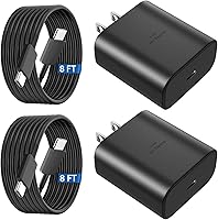 Vista 17 de Cargador USB C súper rápido de 45 W, cargador tipo C, bloque de carga rápida para teléfono Android con cable de carga tipo C de 3 pies para Samsung