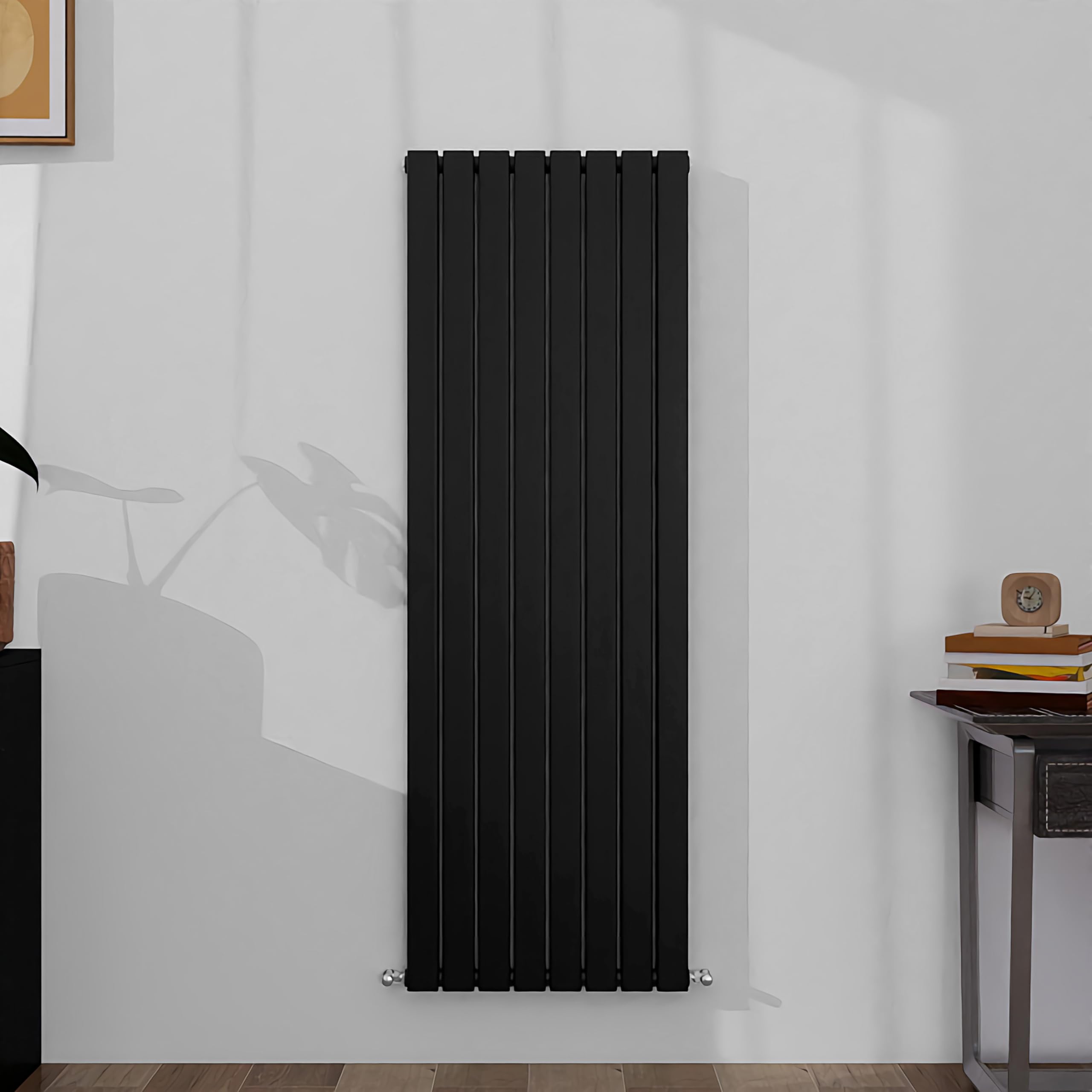 Sline Sanitary Black 1600X544mm Vertical Radiator Double Modern Flat Panel Central Heating Radiator