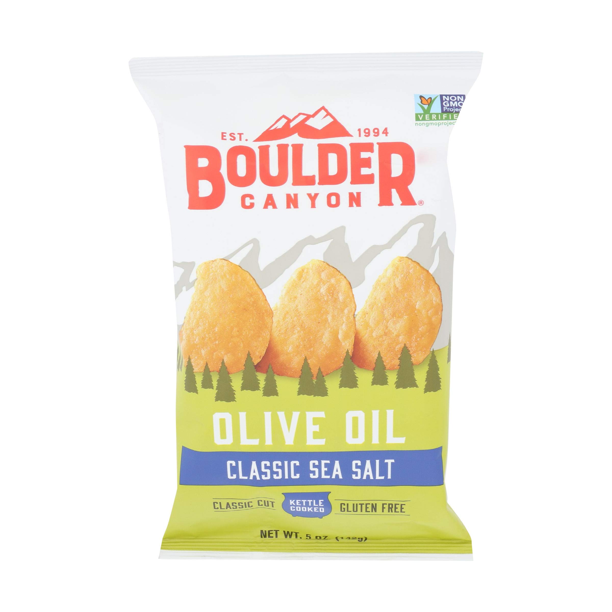 Boulder CanyonChips Kettle Olive Oil Natural, 5 oz