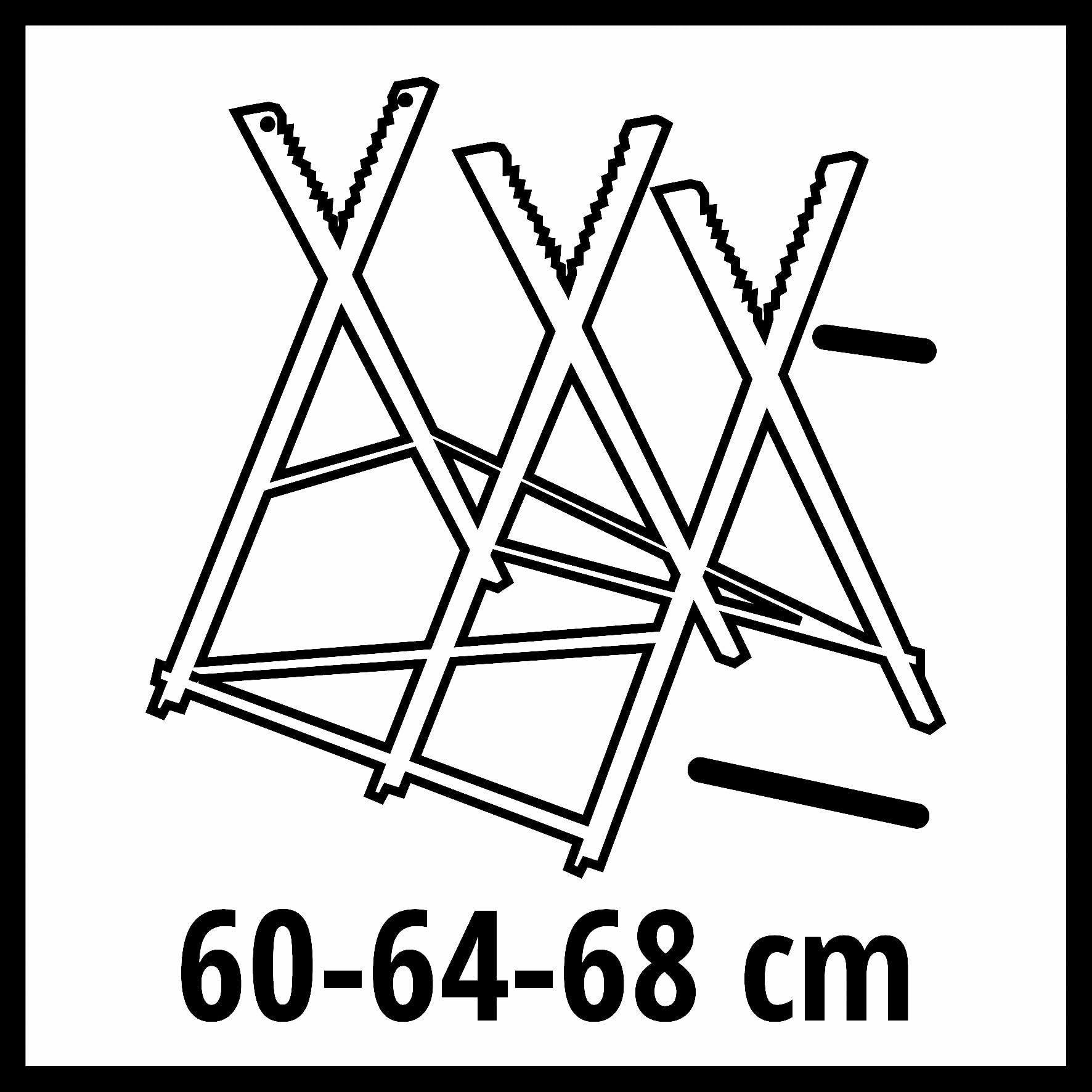 Supporto per motosega Original Einhell (accessori adatti per lavorare con motoseghe, in metallo, capacità di carico max. 200 kg, per tronchi fino a Ø 300 mm, spessore profilo 2,5 mm)