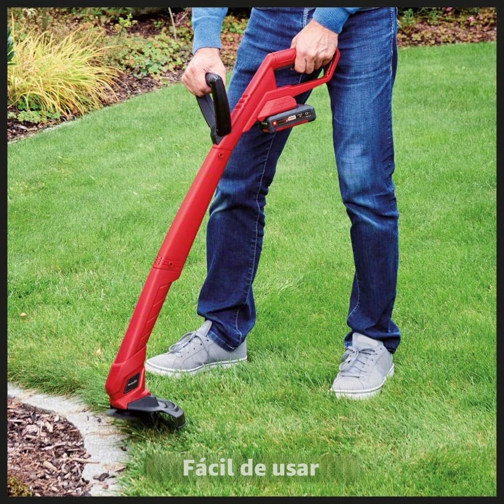 Einhell recortabordes a batería - GC-CT 18/24 Li P-Solo Power X-Change. 8500 rpm, ancho de corte de 24 cm, carcasa y empuñadura resistente a los impactos, incl. 20 cuchillas, sin batería/cargador