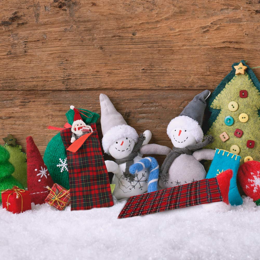 Saco de dormir elfo,paquete de 2 saco de dormir a cuadros rojos de 5,51x12 pulgadas para muñeco de duende,duendes que se comportan mal accesorios decoraciones de muñeco de Navidad,muñeca no incluida