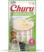 Vista 9 de INABA - Golosinas Churu para gatos, puré cremoso para gatos, sin cereales, que se puede lamer y exprimir / suplemento con vitamina E y taurina, 0.5