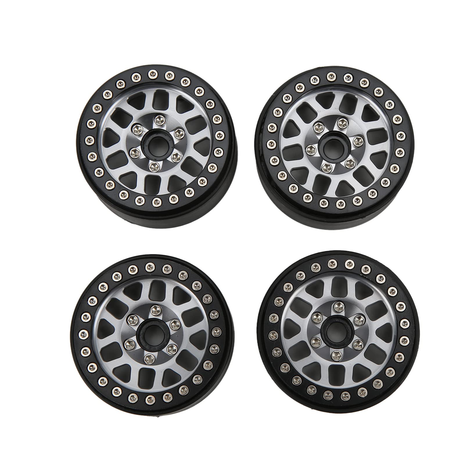 ZHRCFUN 4 stuks CNC 1,9 Beadlock velgen voor 1/10 RC Crawler