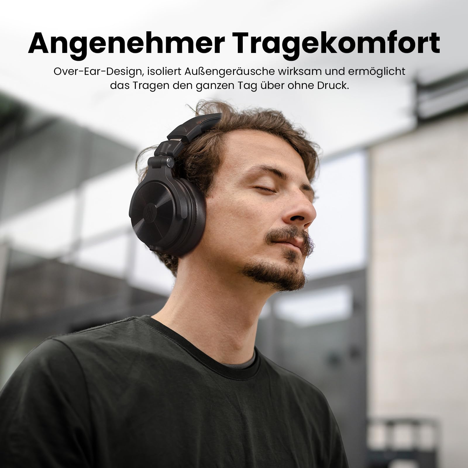 OneOdio Studio Max 1 Kabellose Over Ear DJ Kopfhörer, 120 Std. Spielzeit, 20 ms geringe Latenz, Hi-Res/LDAC-Audio, Dongle/Bluetooth 5.3/3,5 mm/6,35 mm für Musik Monitoring Recording Podcast Gitarre