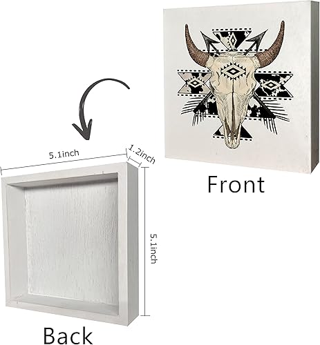 Miniatura 10 de Caja de placa de madera rústica con diseño de vaquero occidental y ellos llaman la cosa Rodeo, decoración de escritorio para el hogar, dormitorio,