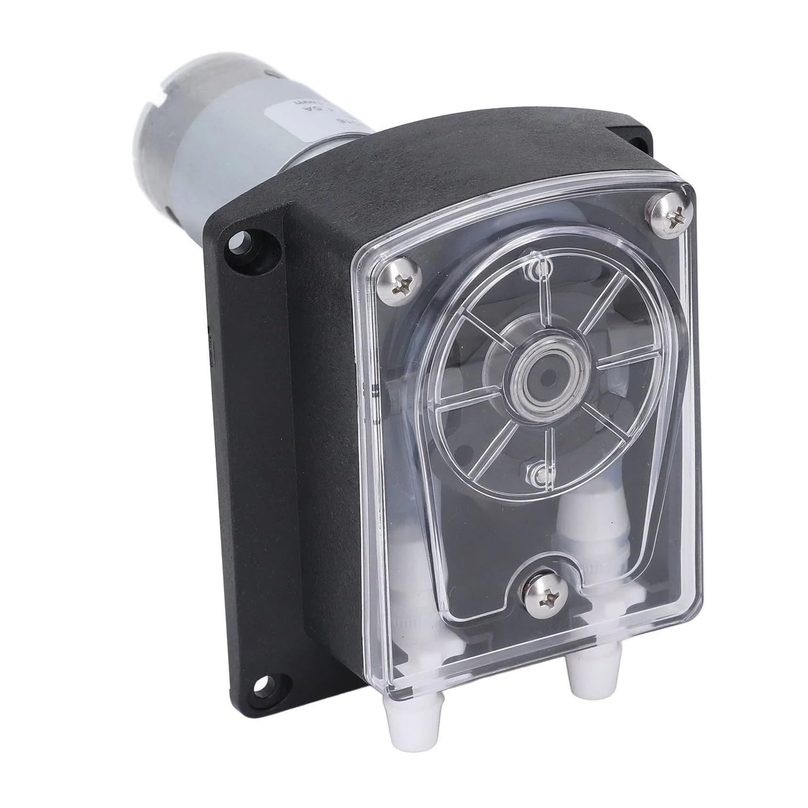 Lloopk One Color Peristaltic Pump, Peristaltic Pump 1500Ml/Min High Food Grade Double Head Industrial Liquid Dc24v
