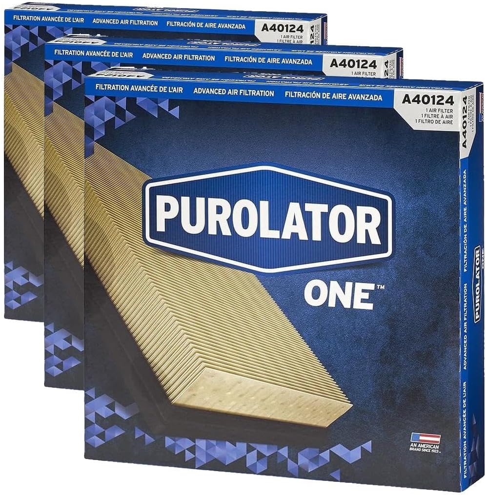 Purolator A40124 PurolatorONE Advanced Engine Air Filter (Pack of 3)