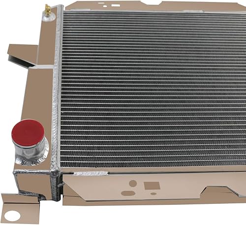 Miniatura 5 de ALLOYWORKS Radiador de aluminio de 3 filas para Ford F-150 F-250 F-350 F150 F250 F 350 Bronco 5.0L 5.8L 7.5L V8 Radiadores de flujo cruzado de