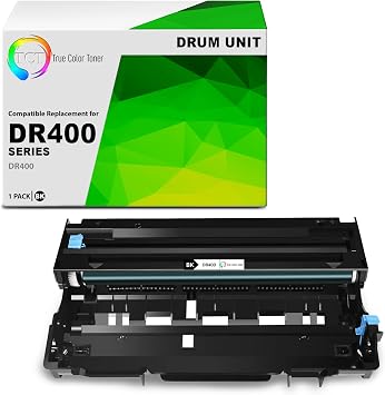 TCT DR400 Drum Unit - Premium Compatible Replacement for Brother DR-400 DR400 Works with Brother DCP-1200 1400, HL-1240DX, MFC-8300 P2500 P2500T, IntelliFax-4100 4100E 8750P Printers 20,000 Pages