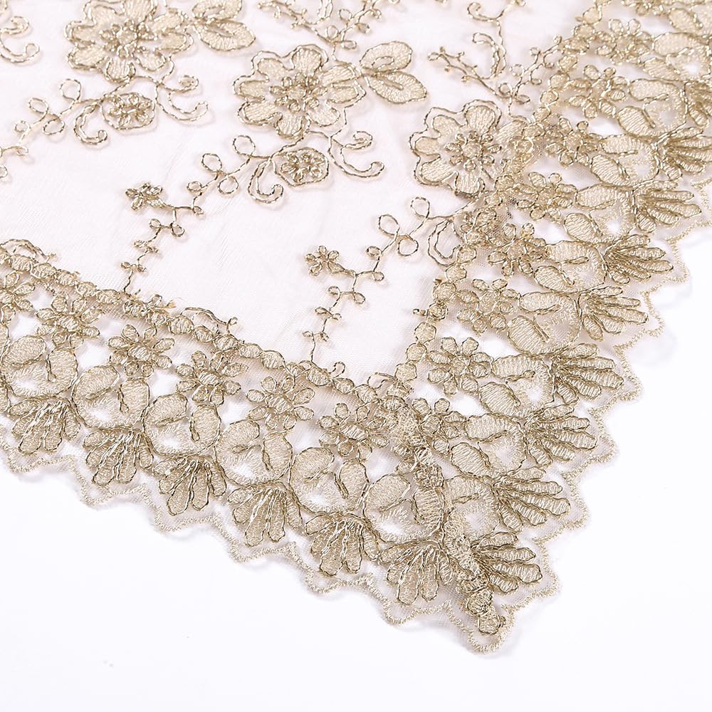 Spitzentischdecke Tischdeko - Spitze Tischdecke Boho Dekor Spitzenauflage Vintage Blumenmuster Bestickte Spitzeauflage Tischtuch Für Hochzeit Party Urlaub Haus Dekoration -Beige,150x250cm