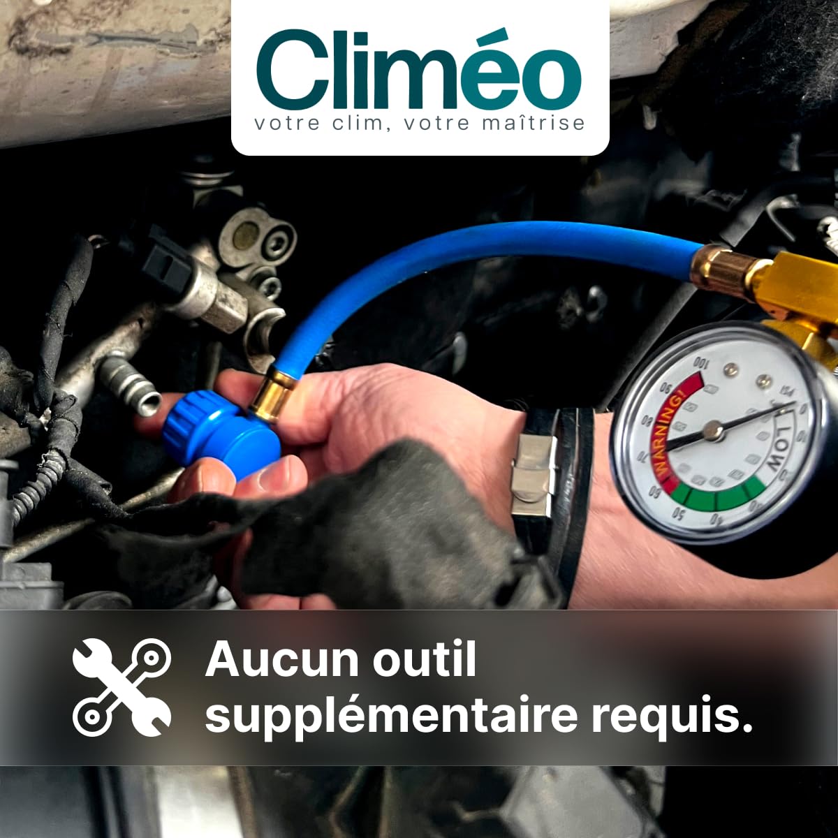 Kit de rechange 3 en 1 pour réfrigérant R1234yf - Remplir vous-même la climatisation - Équivalent à 625 g de réfrigérant avec huile lubrifiante et protection contre la corrosion - Pour voitures