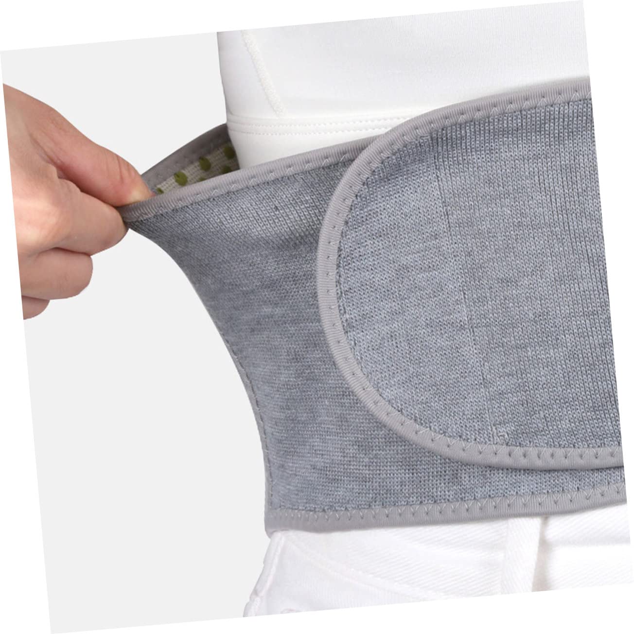 Beavorty Belly Support Belt for Men Waist Exercise Belt Lumbar Band Adjustable Wear-resistant Household Stomach Band for Winter