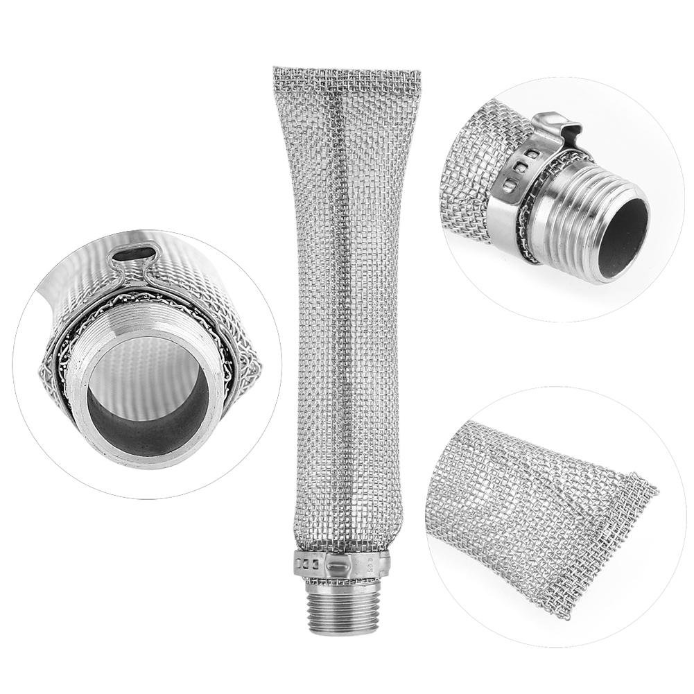 Filtro per birra a rete, in acciaio inossidabile 12''/6'', strumento per bollitore o Mash Tun 1/2, 6 pollici