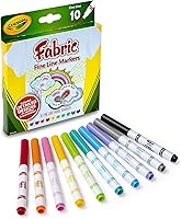 Vista 3 de Marcadores de tela, crayolas paquete de 10.