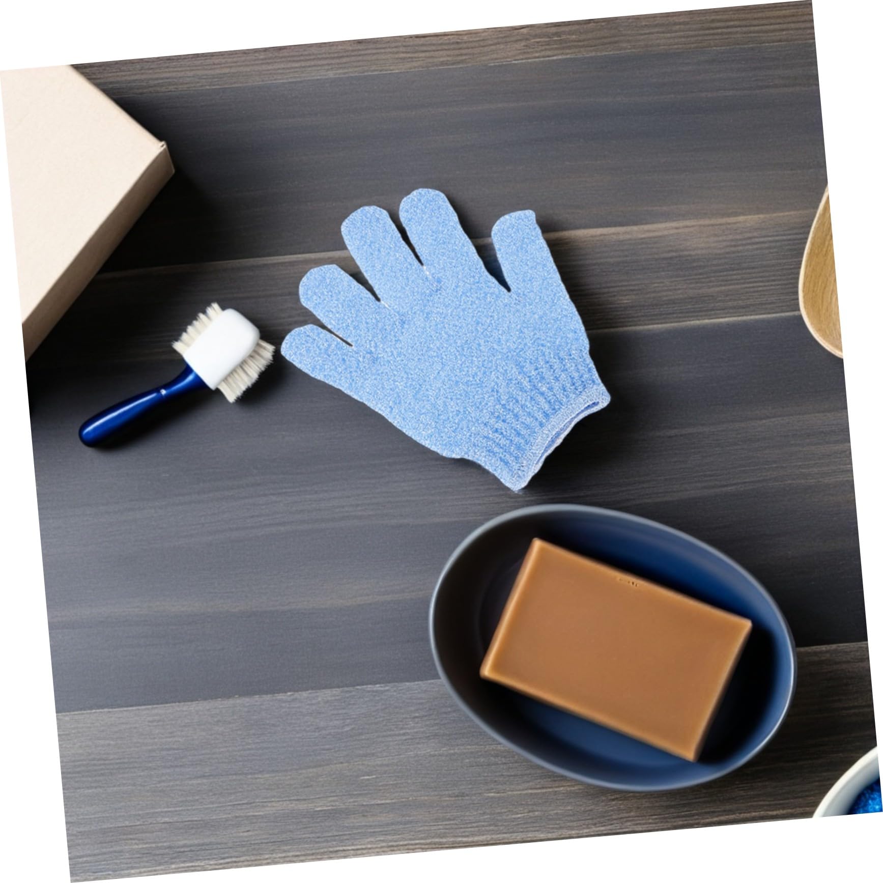 Cabilock 16 Pares Guantes Exfoliantes para Baño Spa y Ducha para Uso Diario Casa o Viajes Guantes de Baño para Hombre y Mujer de Ducha