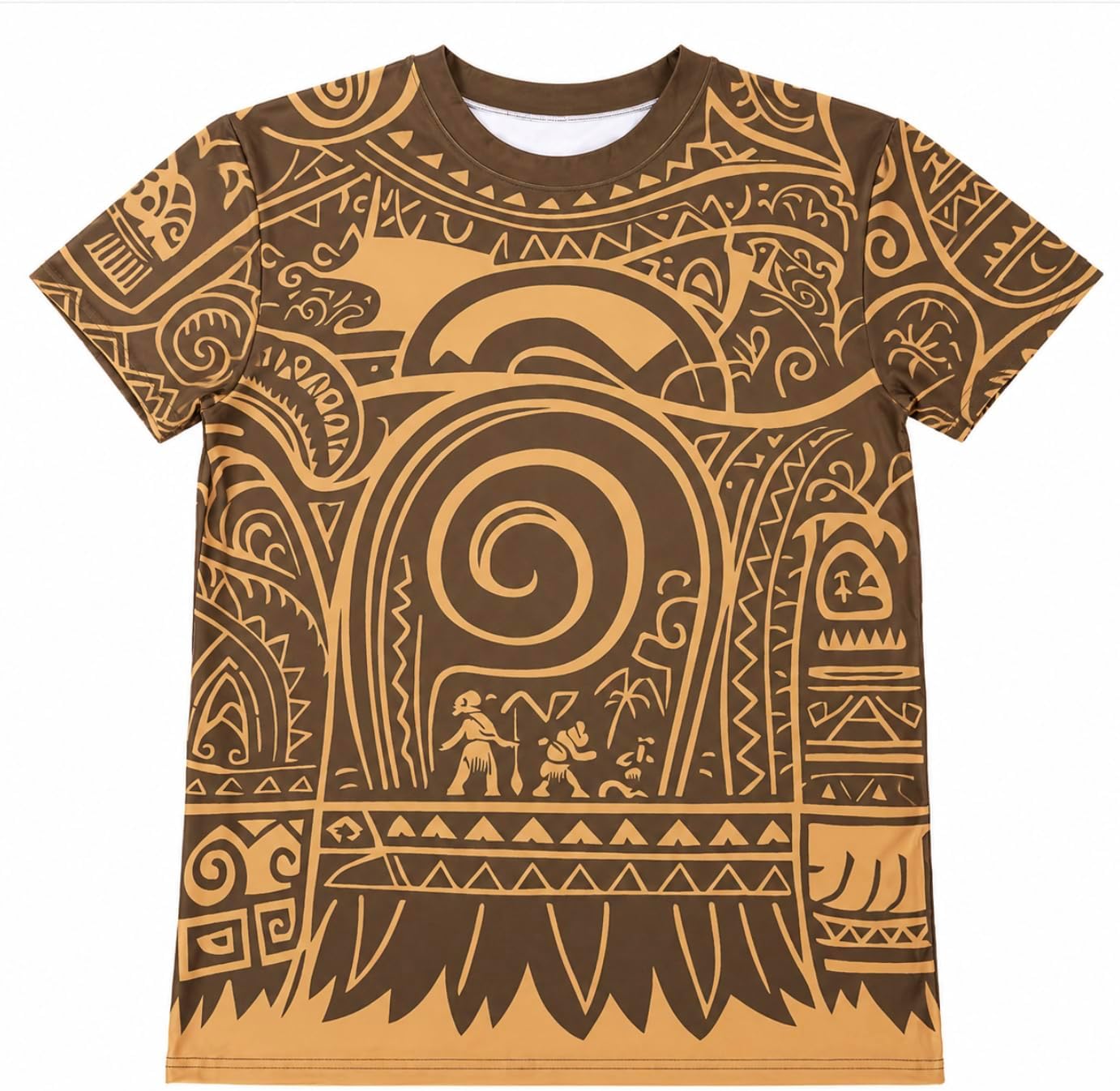 Mens Tribal Tattoo Body Costume Shirt Adult Halloween Cosplay