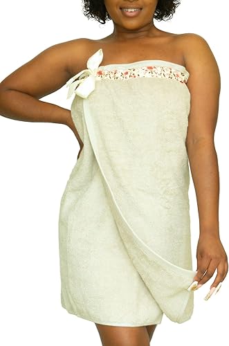 Toalla sin velcro y envoltura de toalla para mujer, todo en uno con cierre de corbata. Toallas de baño para mujer, toalla de ducha para mujer,