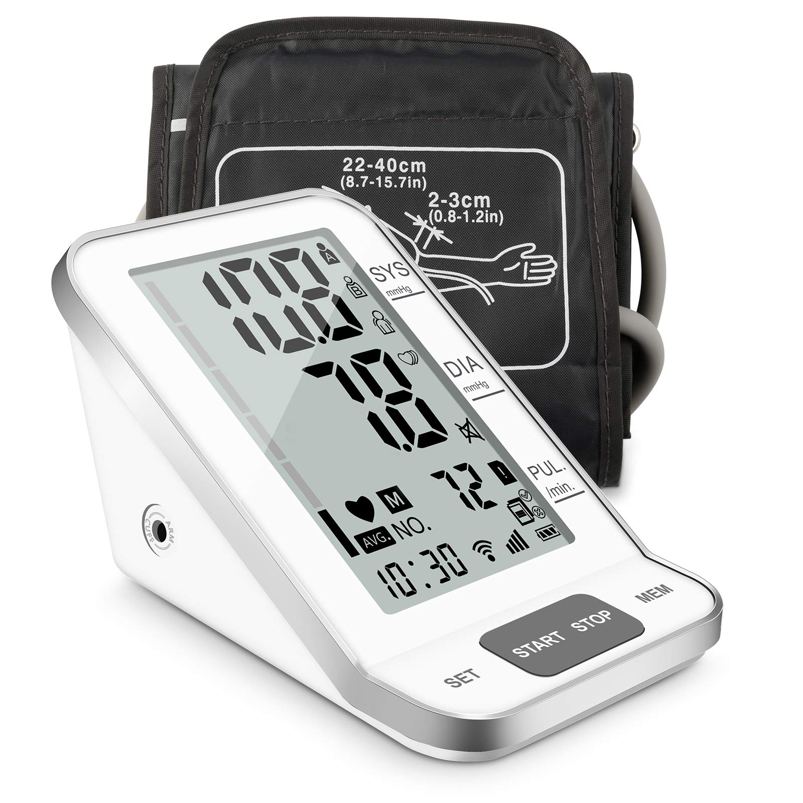 ChiSip Blood Pressure Monitor Upper Arm, Accurate Automatic Digital Blood Pressure Machine for Home Use