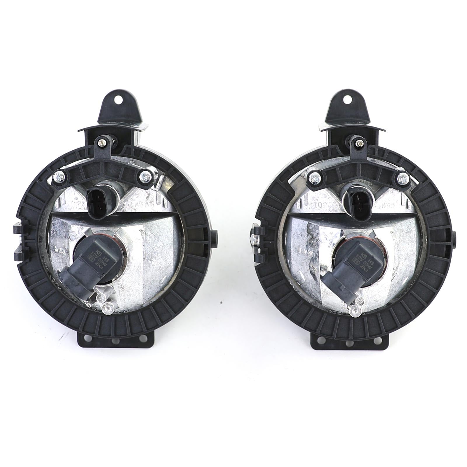 Carparts-Online Klarglas Nebelscheinwerfer Schwarz Smoke für Mini R55 R56 R57 R58 R59 06-13