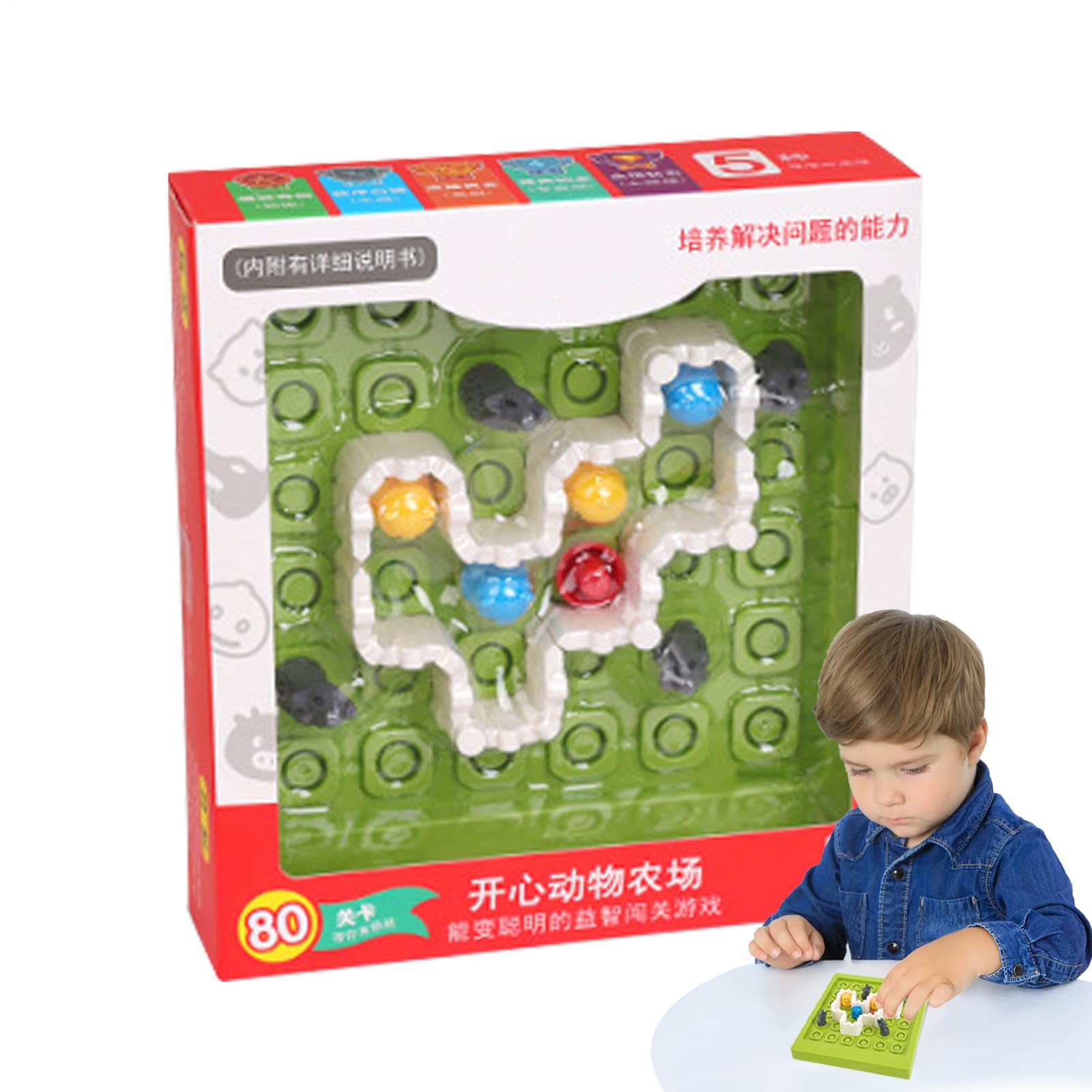 Car Sliding Brain Game, Logic Puzzle Toy Set, Portable Travel Game for Kids Teens, Sliding Block Puzzle Challenge for Boys Girls, Educational Car Puzzles Activity, Cognitive Skill Games for Travel