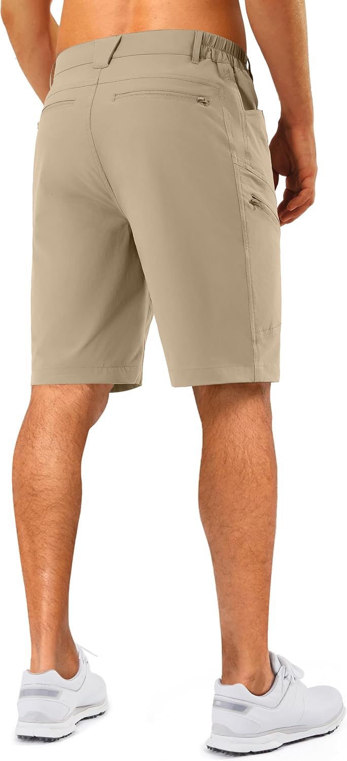 Stlight Men's Hiking Cargo Shorts 8"/10" Quick Dry Lightweight Casual Shorts for Athletic Fishing Golf with Zipper Pockets - Image 2