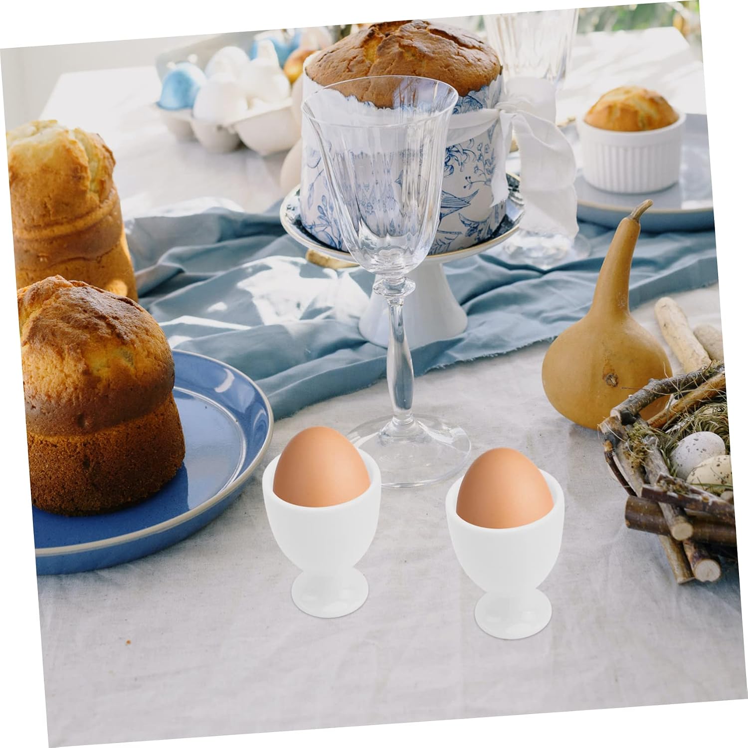 OUNONA 6pcs Holders for Breakfast Cups for Soft and Hard-boiled for Daily Use Home and Restaurants