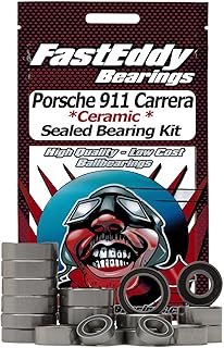 FastEddy Bearings Compatible with Tamiya Porsche 911 Carrera (M-02L) Ceramic Rubber Sealed Bearing Kit